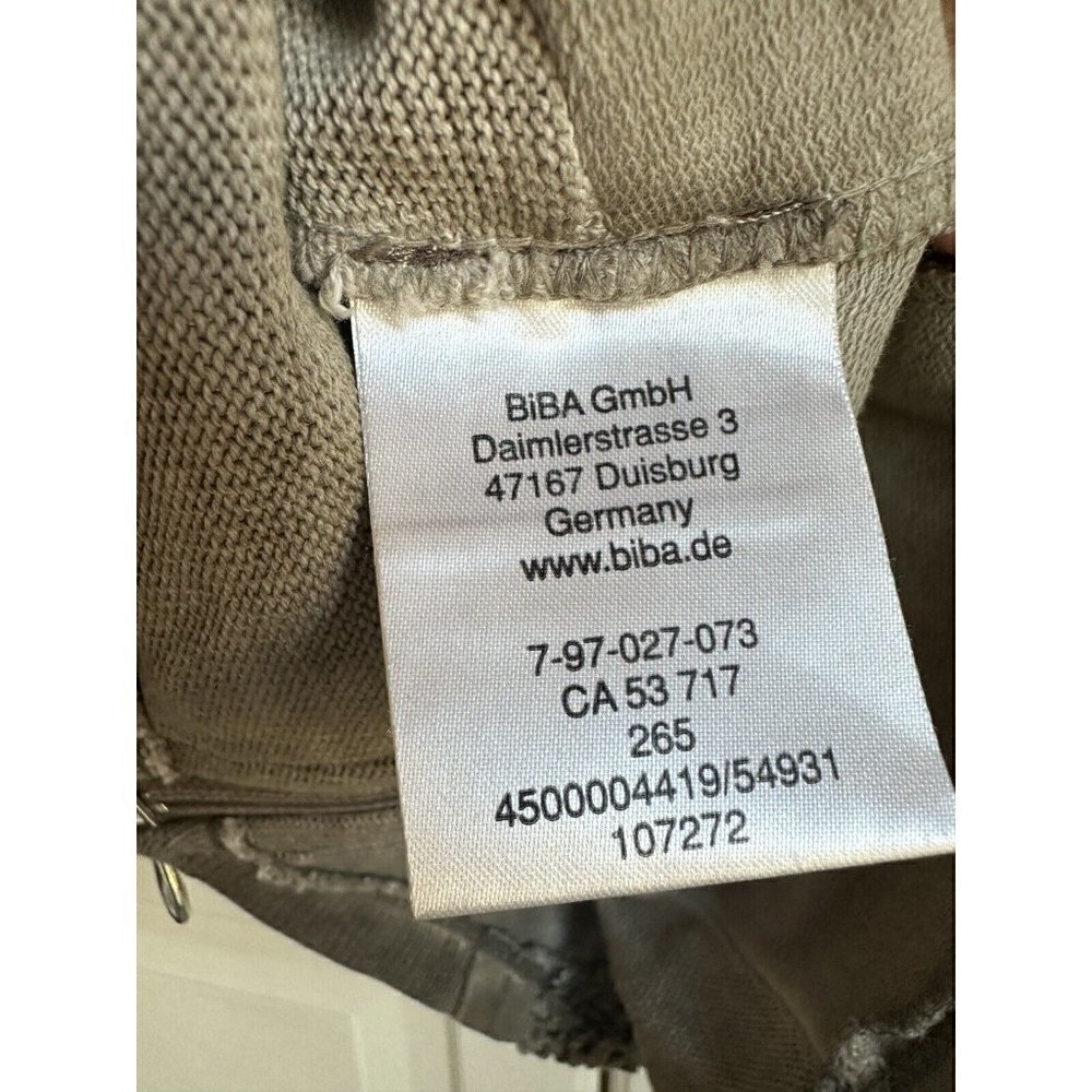 Biba Womens Medium Olive Green Cotton Zip Casual Jacket - Picture 10 of 11